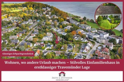 Wohnen, wo andere Urlaub machen –Stilvolles Einfamilienhaus in erstklassiger Travemünder Lage