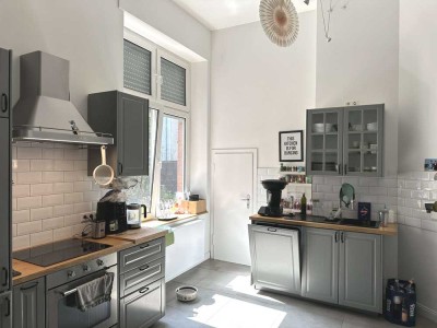 LOFT-Wohnung mit kleinem Innenstadt-Garten