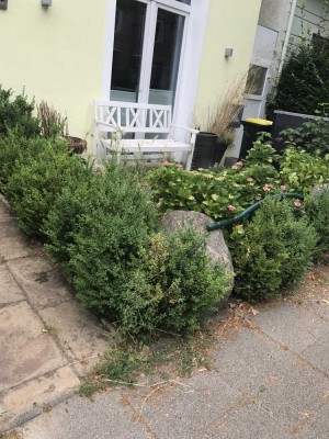 Vollmöblierte Appartment mit Kaminofen im Geteviertel mit eigener Terrasse