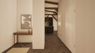 Dachgeschoss-Rarität im Denkmal - Stilvoller 5-Zimmer-Luxus in Bestlage