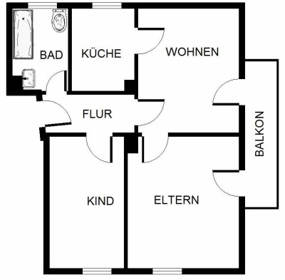 Demnächst frei! 3-Zimmer-Wohnung in Gelsenkirchen Hassel