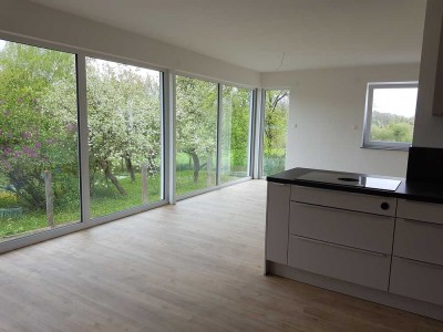 4-Zimmer-Erdgeschosswohnung mit Terrasse und schöner Aussicht in Ohmden