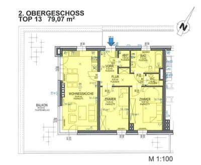Betreutes Wohnen Ardagger Markt - schöne 3 Zimmerwohnung mit herrlichem Balkon