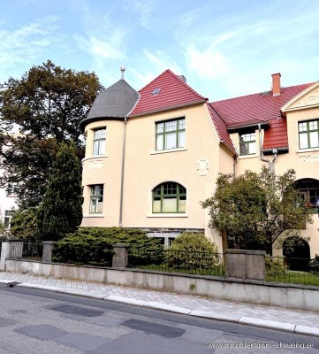 Bestlage Freiberg: Jugendstil Villa mit Garten