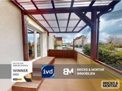 Saniert, effizient, gepflegt: 3-Zimmer-Wohnung mit Terrasse & Garten in Halle