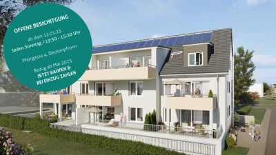 Große 3-Zi-Wohnung mit Südterrase – Offene Besichtigung: Sonntags 13:30-15:30 Uhr