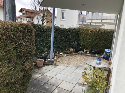 Schöne, sonnige EG- / Terrassen-Wohnung in Kempten - St. Mang - 2 ZKB