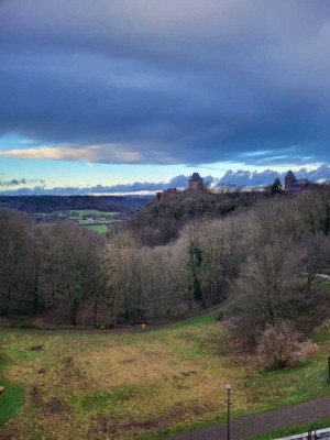 Traumhafter Blick auf die Burg Nideggen