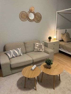Stilvolle, möblierte 1-Zimmer-Wohnung mit Balkon in Hamburg Hoheluft-Ost