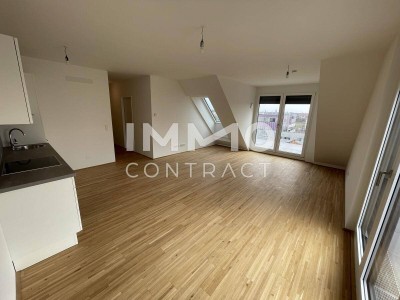 2 Dachterrassen &amp; 2 Monate mietfrei – 3-Zimmer-DG-Wohnung mit Kühlung