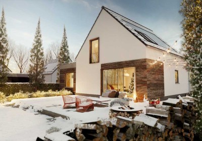 Viel Wohnraum auf kleiner Fläche. Ihr energiesparendes Town & Country Raumwunder in Felsberg