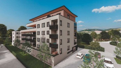 Neubau Penthousewohnung mit Rundumblick an der Angermühle Deggendorf