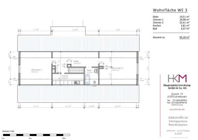 Zeitmietvertrag bis 31.12.2026: Großzügige 2-Zimmer-Dachgeschosswohnung in der Waldsiedl