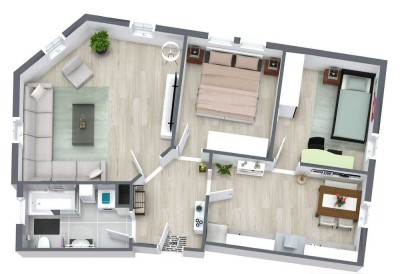3-Zimmer-Dachgeschosswohnung mit Charme in ruhiger Lage