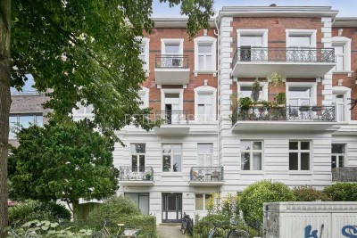 + Reserviert + 3-Zimmer-Grundrisswunder in Hamburgs Notting Hill +