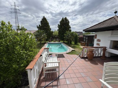 Unternehmer-Villa in Worms-Neuhausen mit Pool und stilvollem Garten