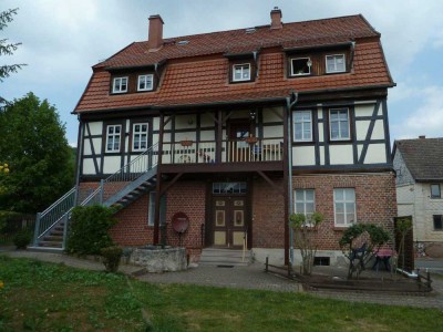 Gepflegte 2-Zimmer-EG-Wohnung mit Terrasse in Ellrich OT Woffleben
