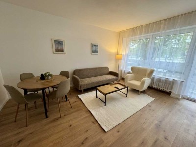 Voll möblierte 2-Zimmer-Wohnung in Rheinnähe in Düsseldorf Golzheim