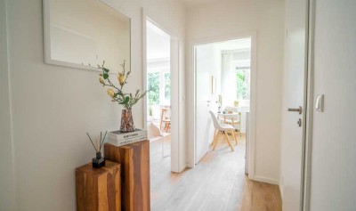 hochwertig frisch sanierte 2-Zimmer-Wohnung am Eilbekkanal im Zentrum Hamburgs