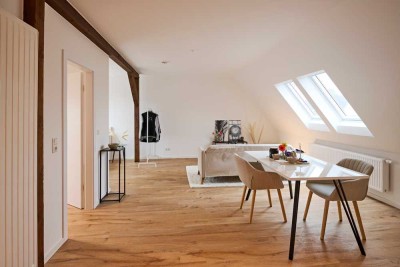gemütliche Dachgeschosswohnung mit viel Platz