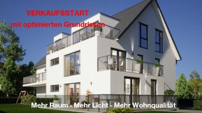 VERKAUFSSTART – mit optimierten Grundrissen -3-Zi-Wohnung mit Terrasse & Garten in Eckental -NEUBAU