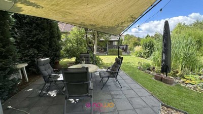 Charmante Doppelhaushälfte mit großem Garten, Kaminofen und Platz für die ganze Familie