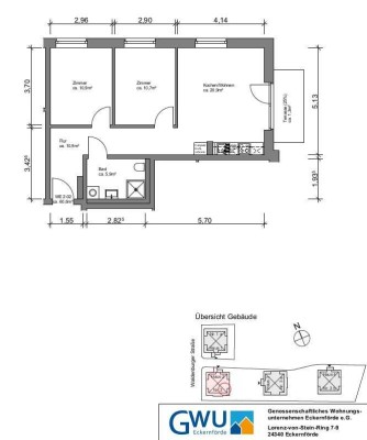 WBS erforderlich! Neubauwohnung mit Terrasse