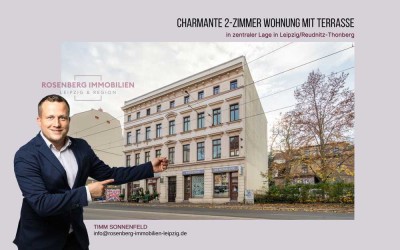 Helle 2-Raumwohnung mit Terrasse in zentraler Lage in Leipzig / Gohlis