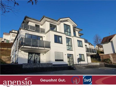apensio -GEWOHNT GUT-:  SCHICKE 2 Zimmer-Neubauwohnung mit TERRASSE