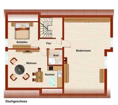 schmucke Wohnung