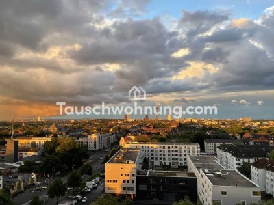 Tauschwohnung: 1-Zimmer Wohnung im Coloria Hochhaus mit Domblick