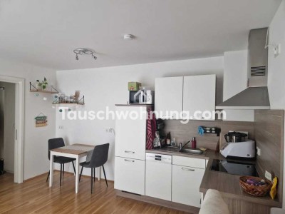 Tauschwohnung: 2-Zi.-Neubauwohnung mit Balkon und Tiefgaragenstellplatz