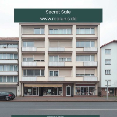 *Secret Sale* 1 Zimmer Appartement mit Stellplatz in Ladenburg - realunis exklusiv