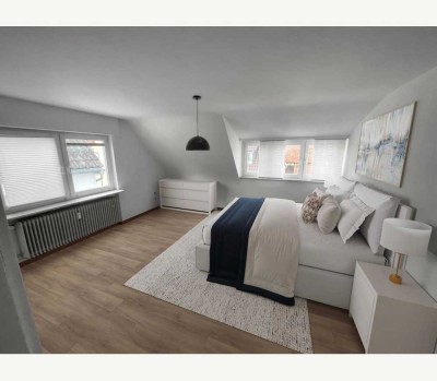 Sanierte 4-Zimmer-Maisonette Wohnung mit Top-Mietpotenzial in Stuttgart-Mühlhausen, provisionsfrei