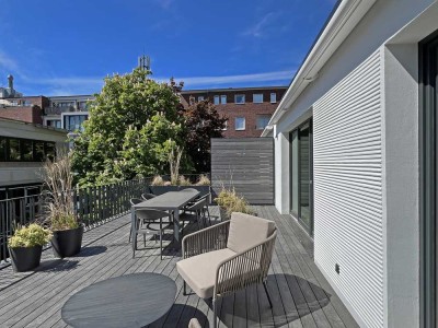 Dachterrasse in der Stadt!