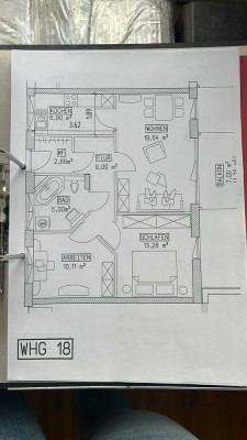 Attraktive und gepflegte 3-Raum-Wohnung mit Balkon und EBK in Memmingen