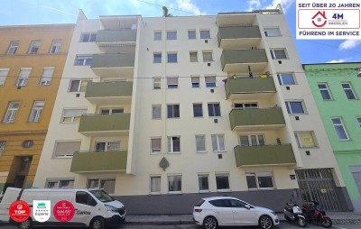 ️⭐nur 200 m von U1(Troststraße) -TOP-sanierte 3-Zimmer-Neubauwohnung mit Balkon ️⭐
