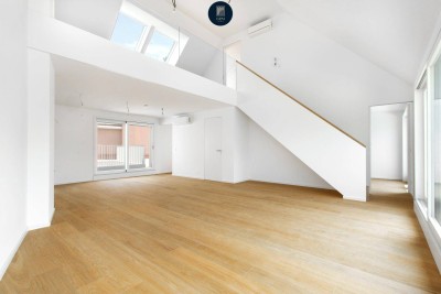 "Apostelhof" 3 Zimmer Dachgeschoßwohnung mit Terrassen- modern living im Altbau auf höchstem Standard mitten im 3. Bezirk