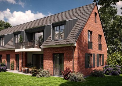 Perfekte Zwei-Zimmer-Neubauwohnung mit Galerie im Herzen von Worpswede