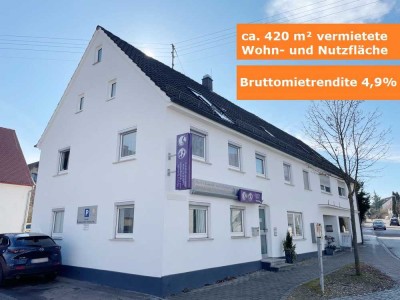 +++ Kapitalanlage +++ 
Wohn- und Geschäftshaus 
in Neu-Ulm/Reutti