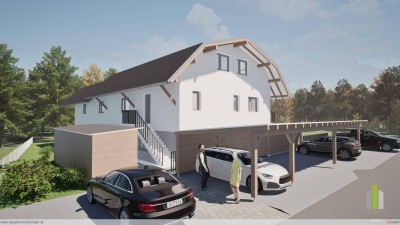 Bauvorhaben: Hochwertige Reihenhäuser mit Carport in bester Lage!