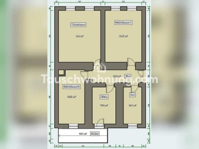 Tauschwohnung: Gut geschnittene 3-Raum Wohnung mit Potential in Neustadt