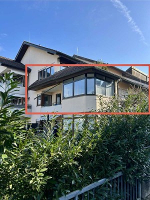 Modernisierte 3-Raum-Wohnung mit Balkon und Einbauküche in Lörrach-Brombach