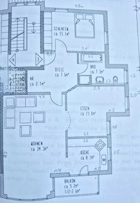 Geschmackvolle, gepflegte 2,5-Raum-Wohnung mit EBK in Kolbermoor