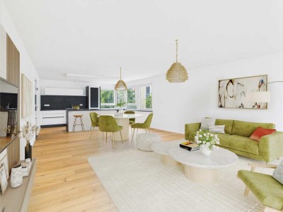 Exklusive 3-Zi-Wohnung mit Panoramaterrasse – urbanes Wohnen nahe der Regensburger Altstadt + 2 TGS!