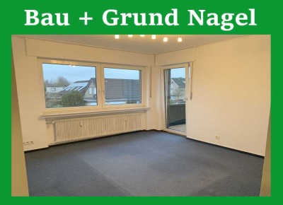 Singlewohnung (1.OG) mit Balkon und Garage in ruhiger Wohnsiedlung. Einbauküche möglich!