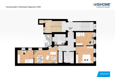 4-Raumwohnung in zentraler Lage - WE01