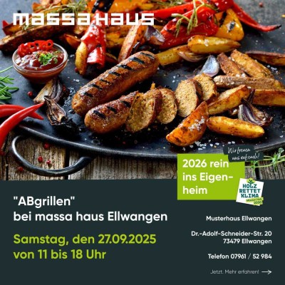 Diesen Samstag entspannt bei massa ABgrillen - Ihr seid Herzlich Willkommen!
