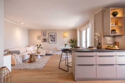 Moderne 3-Zimmer-Wohnung mit Westbalkon und zwei Bädern – ideal für Paare & Familien