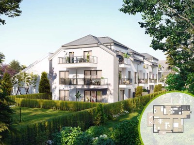 Neubau 4-Zimmer-Wohnung mit Blick in den Wald I provisionsfrei